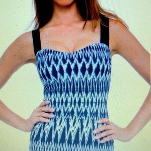 Gottex Underwire E-Cup black/ white Tankini Top Swimwear. Plus size